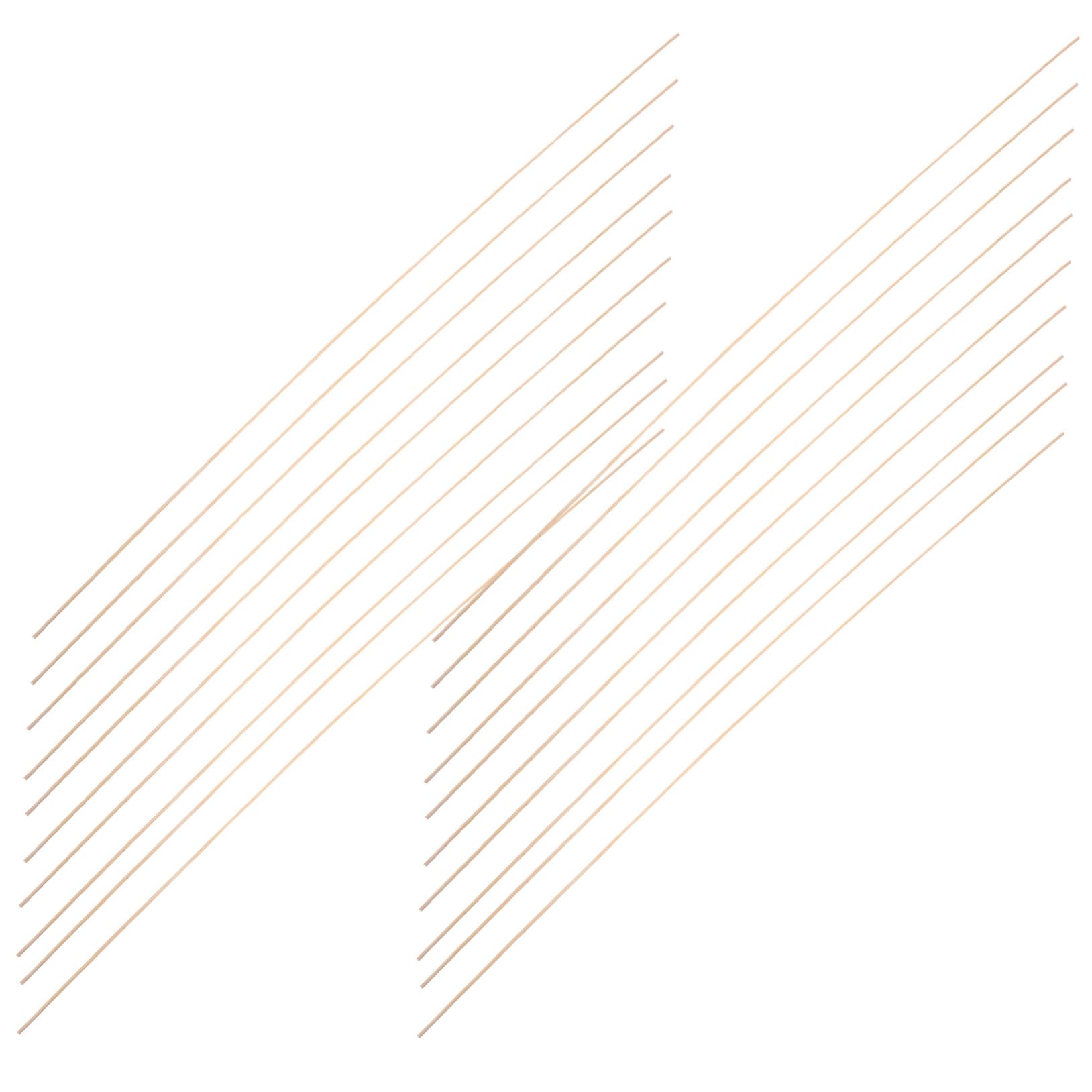 BESPORTBLE Flexible Bamboo Craft Sticks 20pcs for Kite Building Children's Kite Supplies