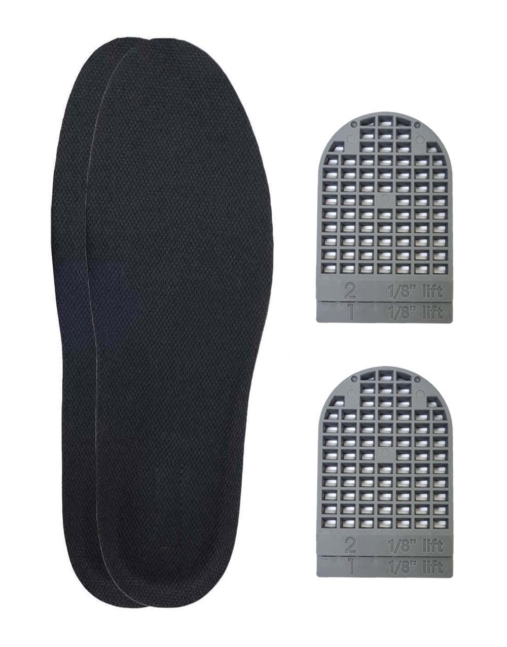 Photo 1 of 1/8 Inch(3mm) Full Length Insoles and Additional Lifts for Leg Length Discrepancies (2 Rights(Small))