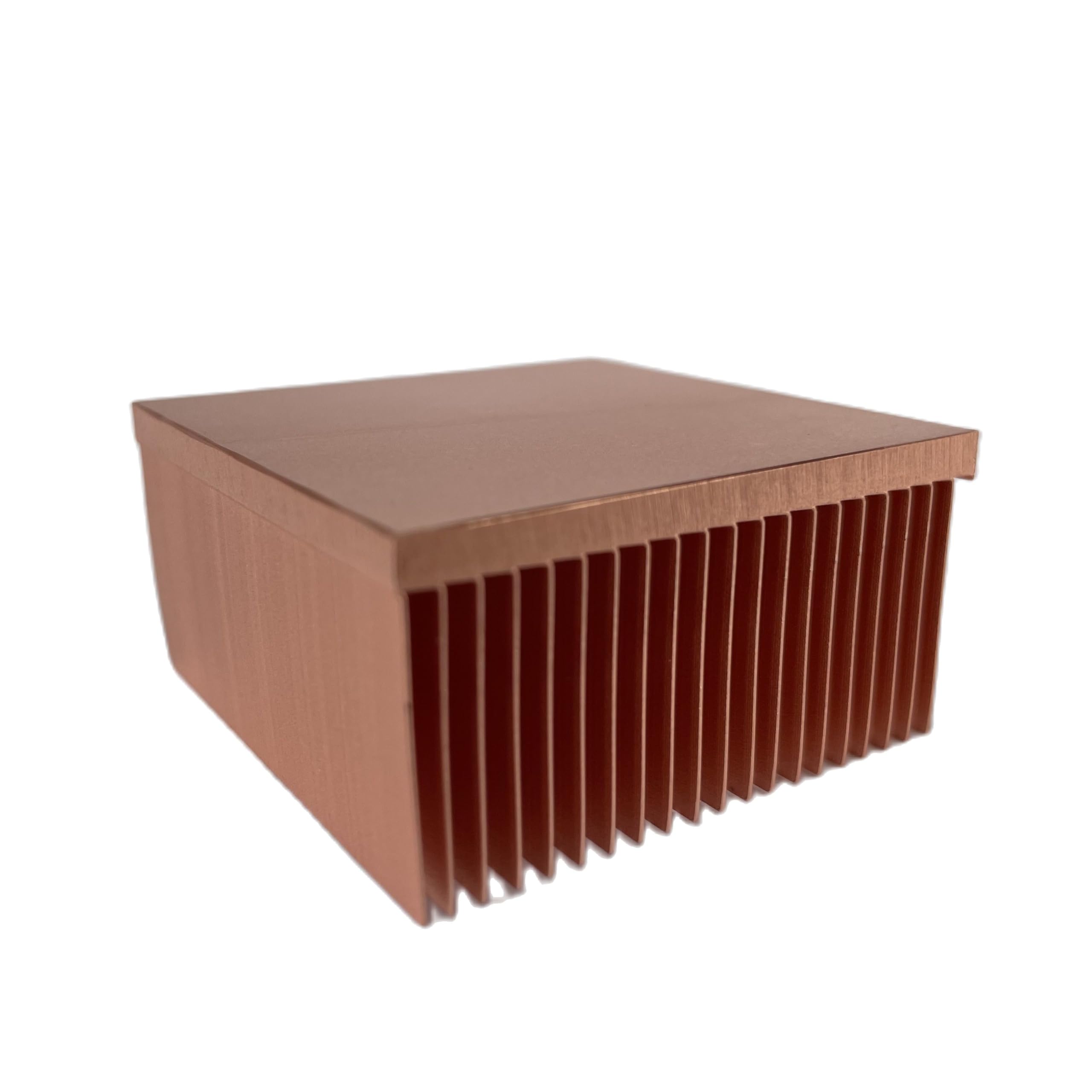 Dissipatore di calore fai da te 50x50x25mm in rame for computer industriali - Soluzione efficiente for radiatori