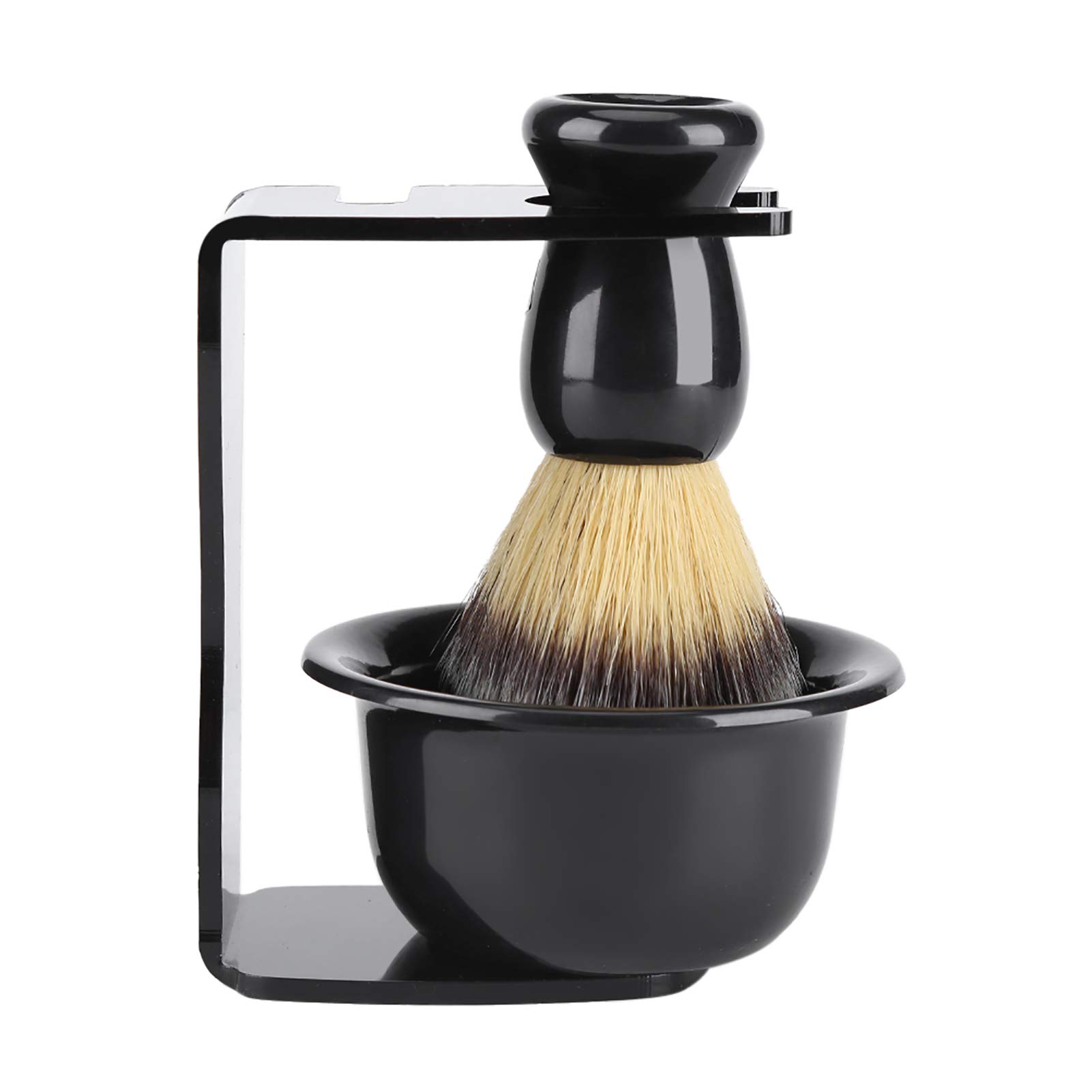 Pwshymi Small Size, Convenient for Home and Journey, Shaving Brush Stand, Holder, Bowl Set with Strong Structure.Wonderful Shaving Experience. Best Men