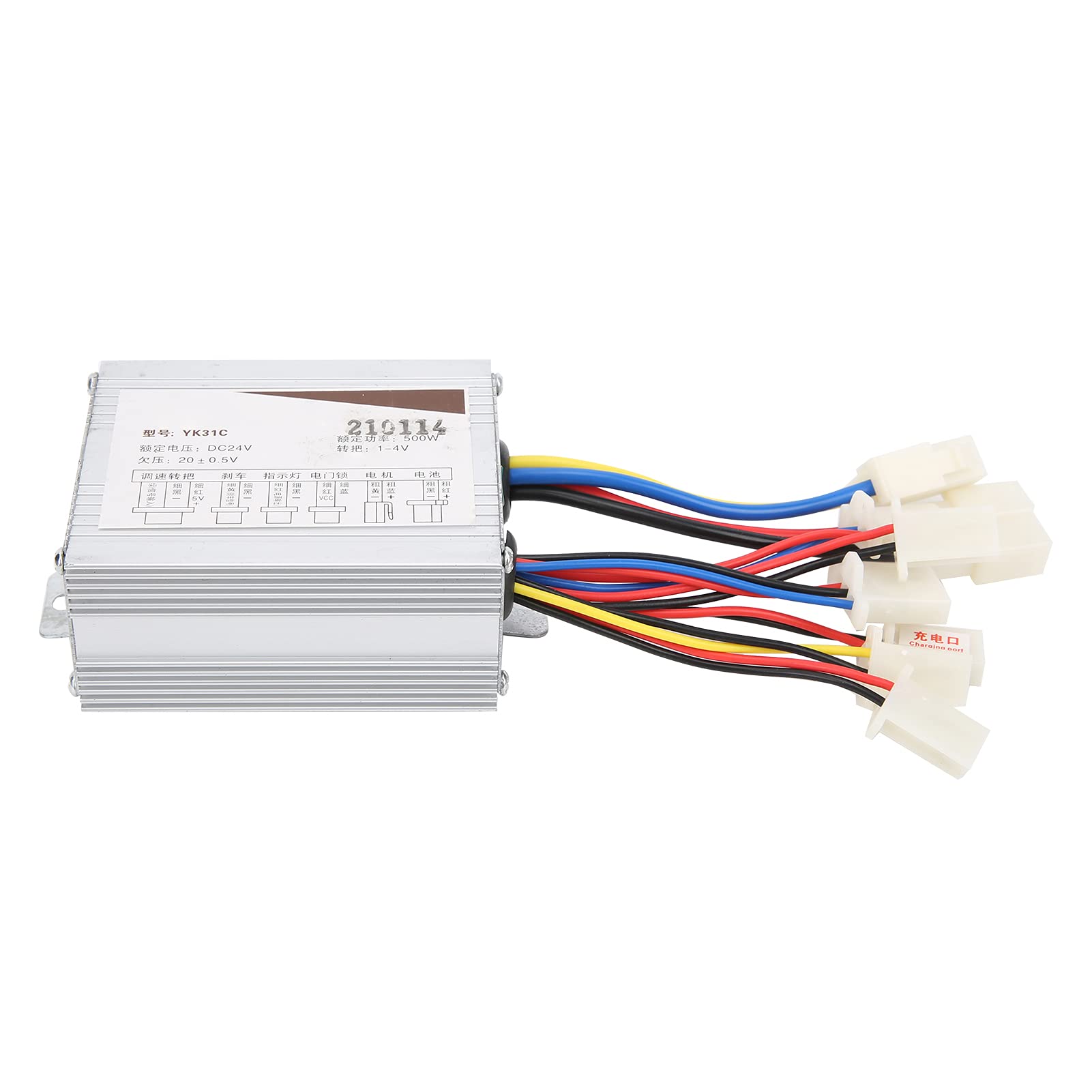 Manopole acceleratore universali per bici 24V 500W Controller spazzola Maniglia antiscivolo Accessorio bici Comoda impugnatura in gomma morbida per biciclette elettriche Scooter