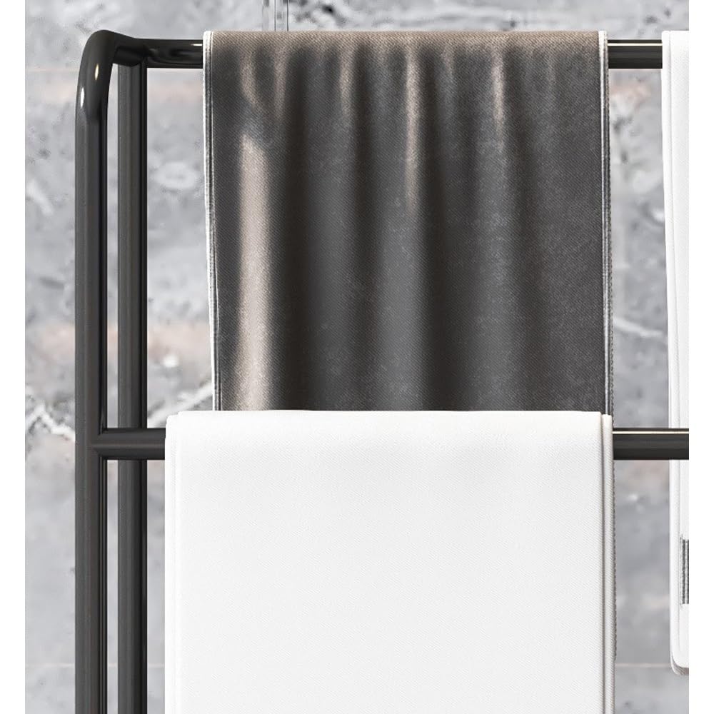 Portasciugamani da Terra Portasciugamani da Terra Portasciugamani da Bagno for la casa Portasciugamani da Bagno di Lusso Leggero Portasciugamani Senza punzonatura Portasciugamani(Bianco)
