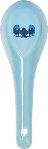 Miniatura 9 de Silver Buffalo Stitch and Scrump Ohana Means Family - Juego de cucharas de cerámica en caja, 24 onzas Perk Central de 24 oz,Negro