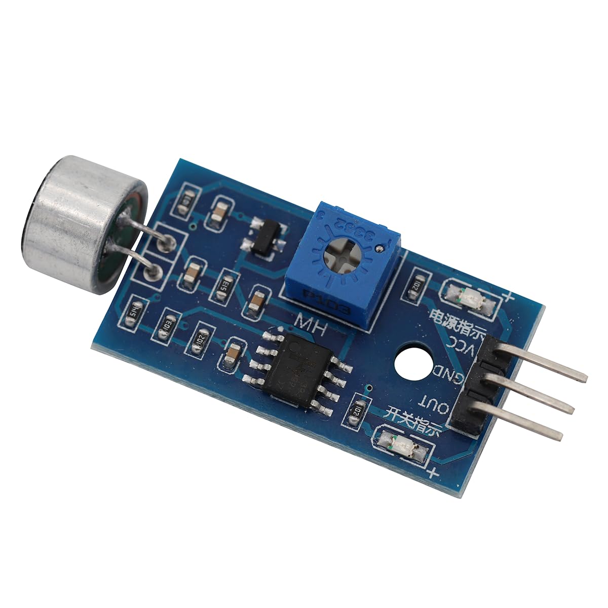 Heevhas 3PCS Sensore Suono Con Microfono - Interruttore Controllo Vocale 3.3V-5V Per DIY - Foto 10