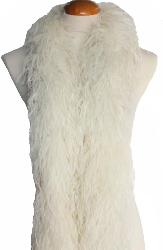 4ply Ostrich Feather Boas, Over 20 Colors to Pick Up (Turquoise)