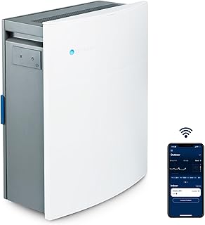 BLUEAIR Classic 280i HEPA Silent Air Purifier with SmokeBlock Filter for up to 52 m², White