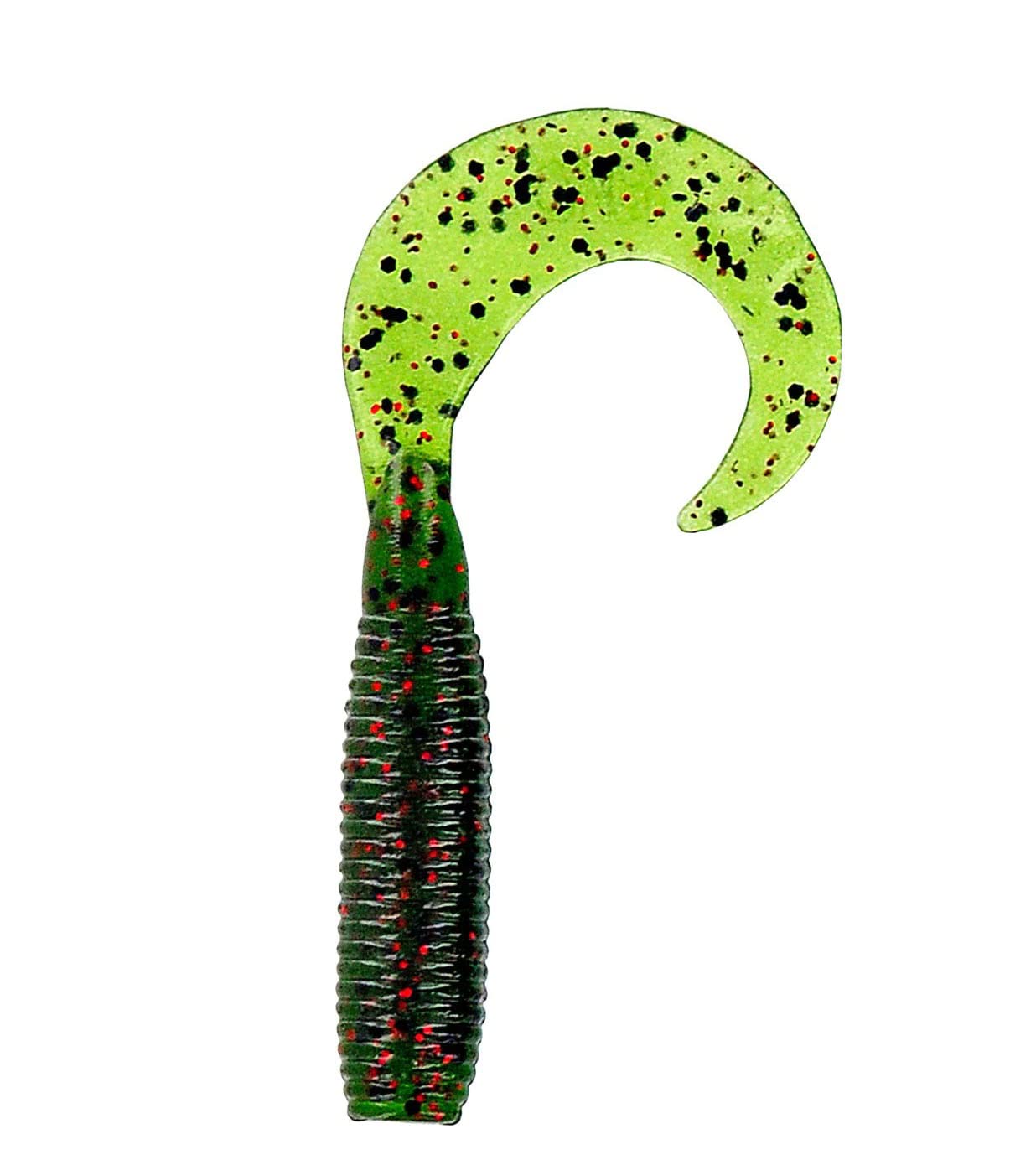 Yamamoto 5" Single Tail Grub Soft Plastic Fishing Angling Swimbait Lures with Tail-Curling Action - 20 Pack