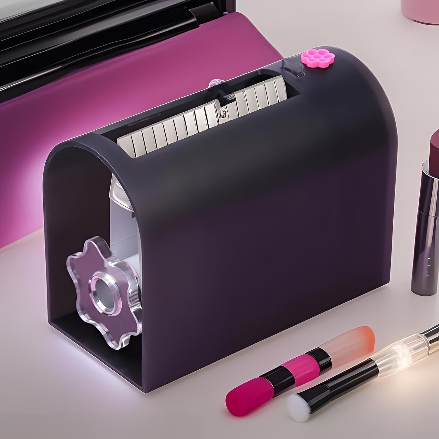 まつげエクステマシン ポータブル オートサプライ まつげエクステツール まつげエクステ 黒色