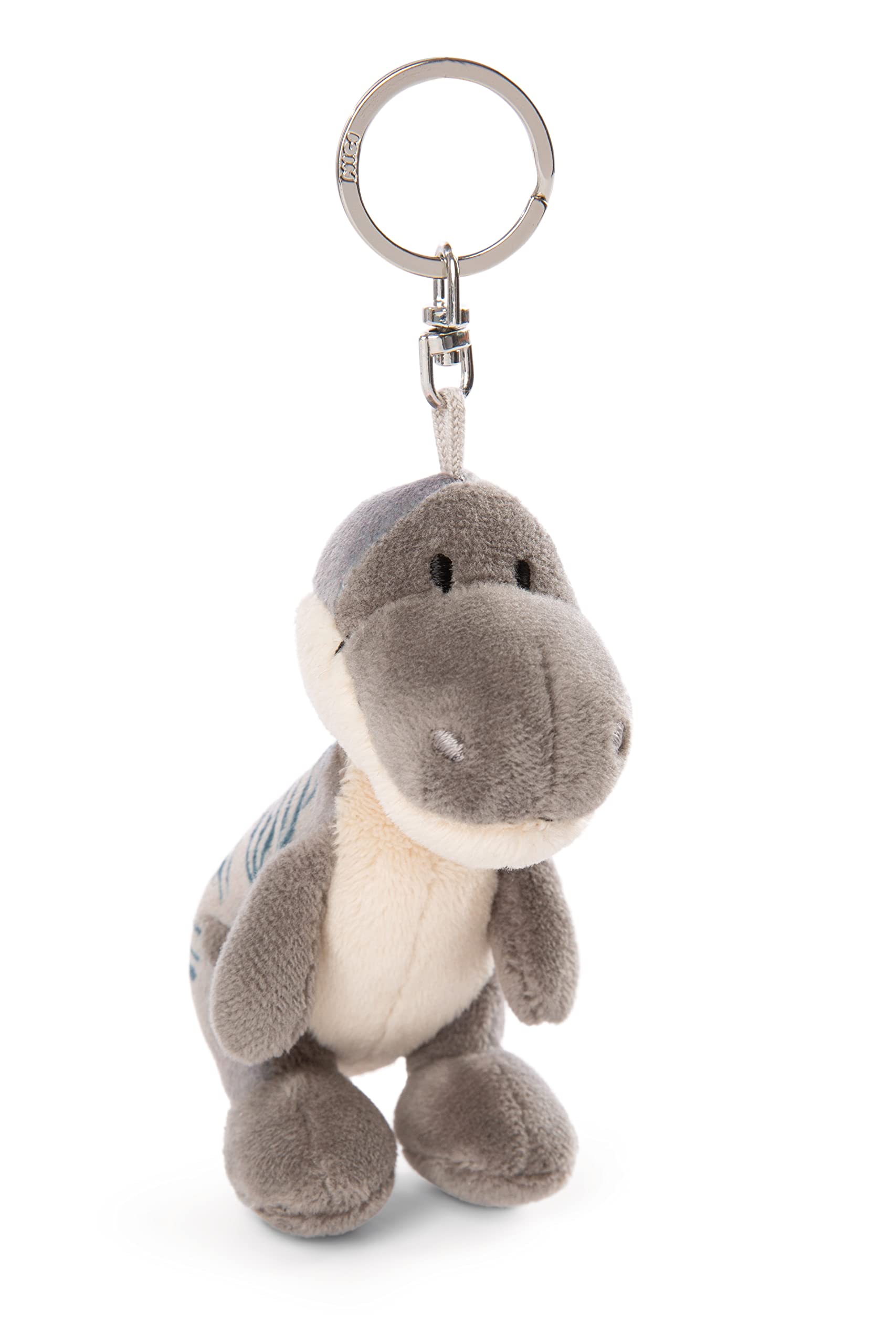 NiciNici 48800 Keyholder Dino Tony-Rex 10cm Green, Grey, 10 cm