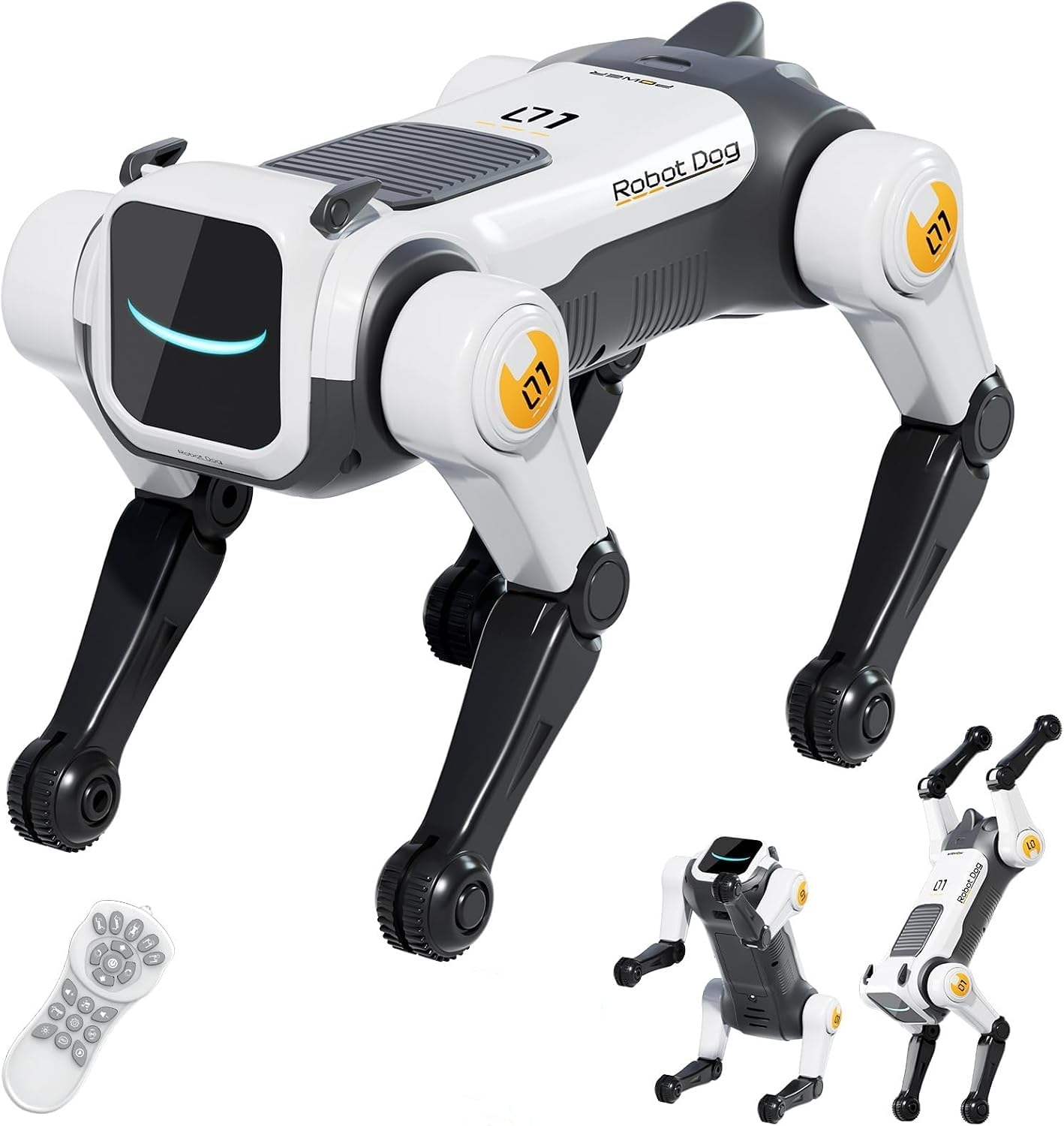 Smart Robot Dog, Programmable Stunt Robo Dog with Voice & Remote Control