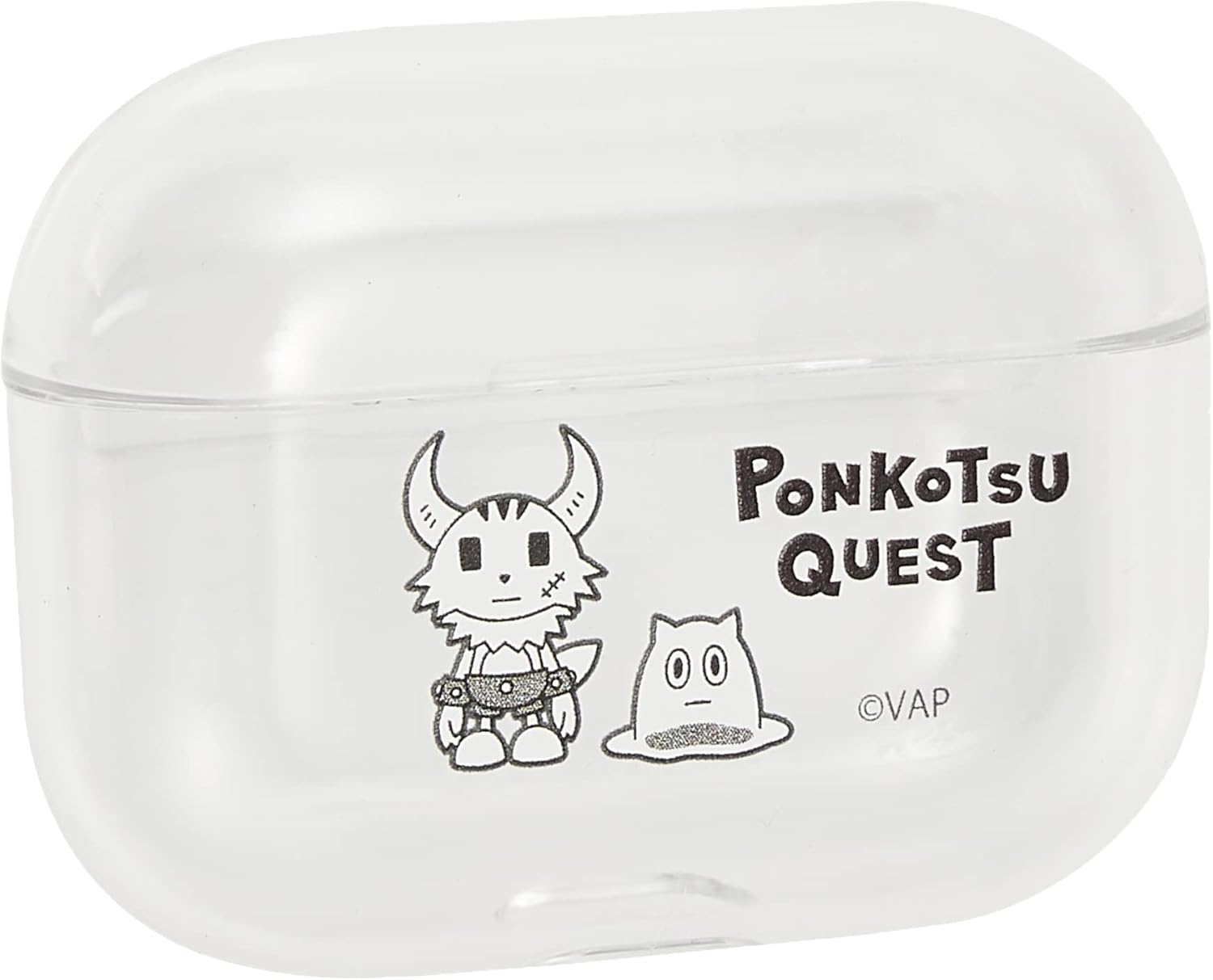 Gourmandise PQ-07B Ponkotsuquest AirPods Pro Clear Case, Line Art
