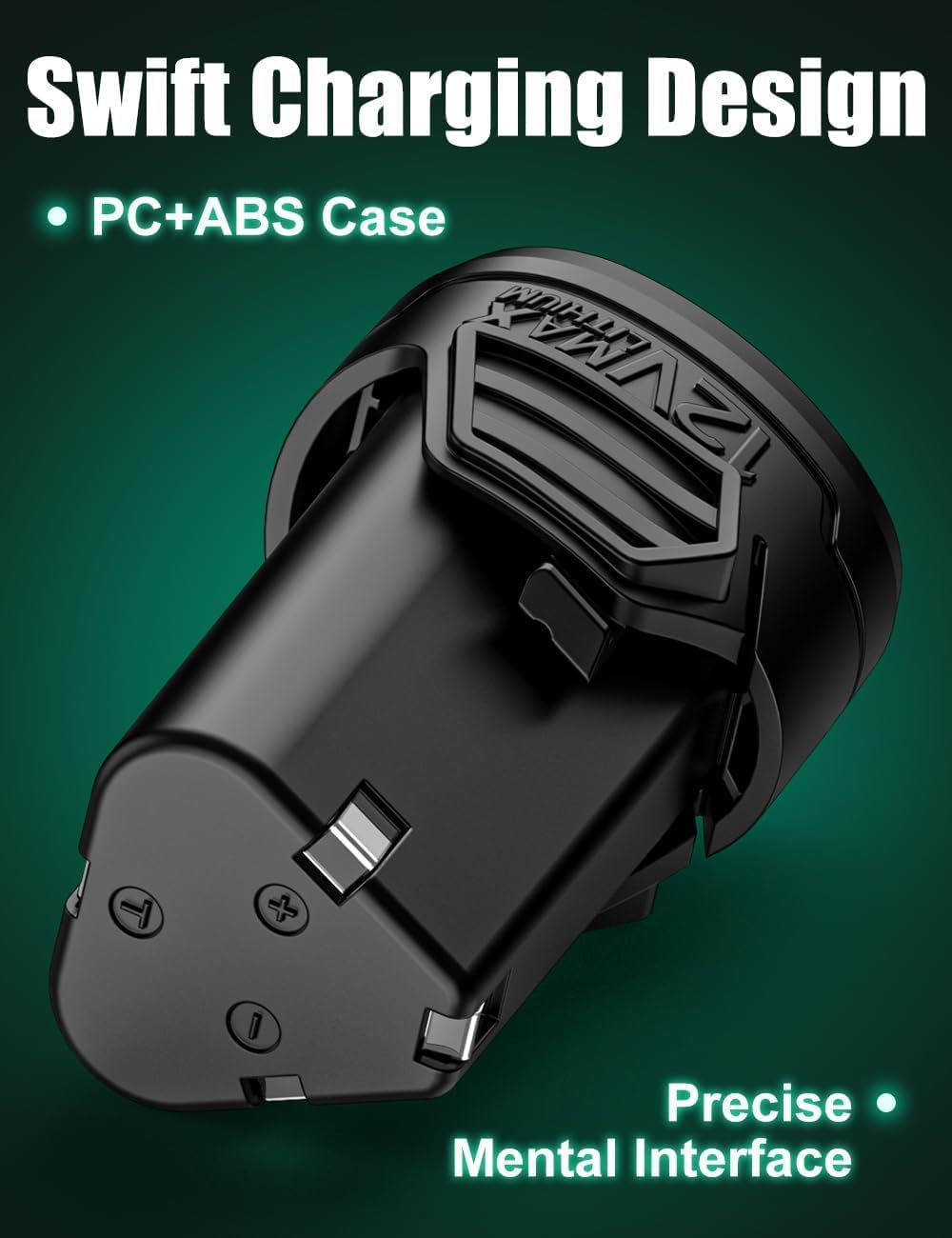 KIMO 2 Pack 12V 2.0Ah Lithium-Ion Battery for KIMO 12V Ratchet Wrench, Brad Nailer, Drill Driver, Compatible with KIMO 12 Volt Power Tools