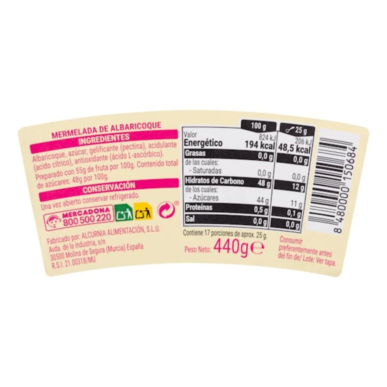 Aprikosenmarmelade 4er-Pack