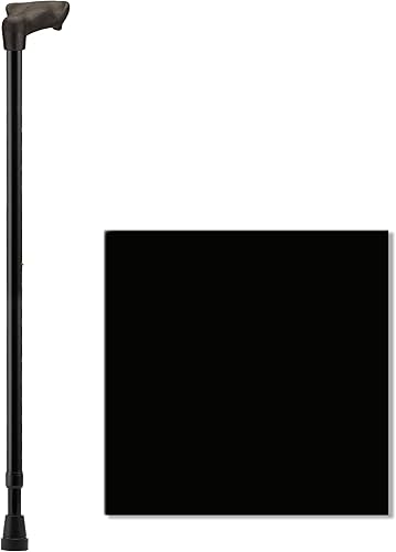 NOVA Palm Grip - Bastón ortopédico para mano izquierda, ligero y ajustable, diseño de rosas