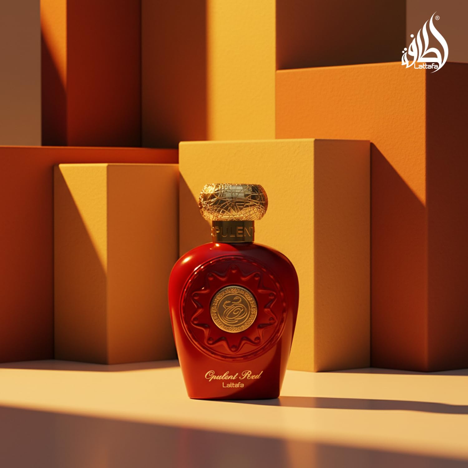 Lattafa Perfumes Opulent Red for Unisex Eau de Parfum Spray, 3.4 Ounce (137662)