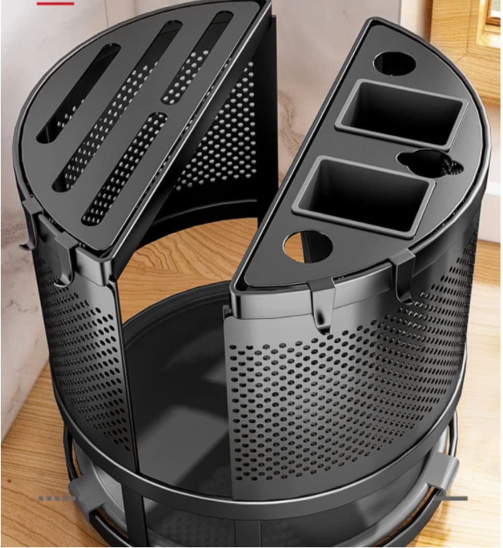 Estante giratorio multifuncional para poner cuchillos de cocina, palillos, tabla de cortar, estantes de cocina