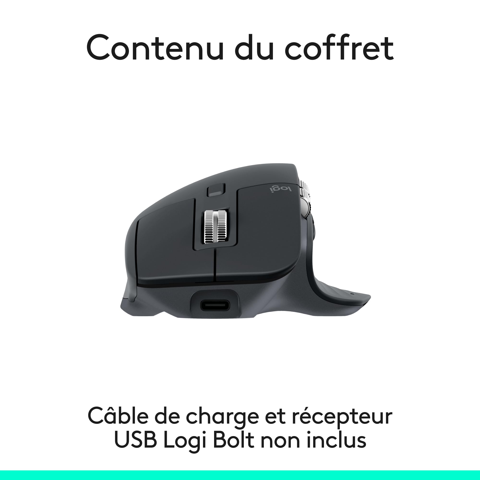 Logitech MX Master 3S Souris sans fil 8K PPP Bluetooth Graphite