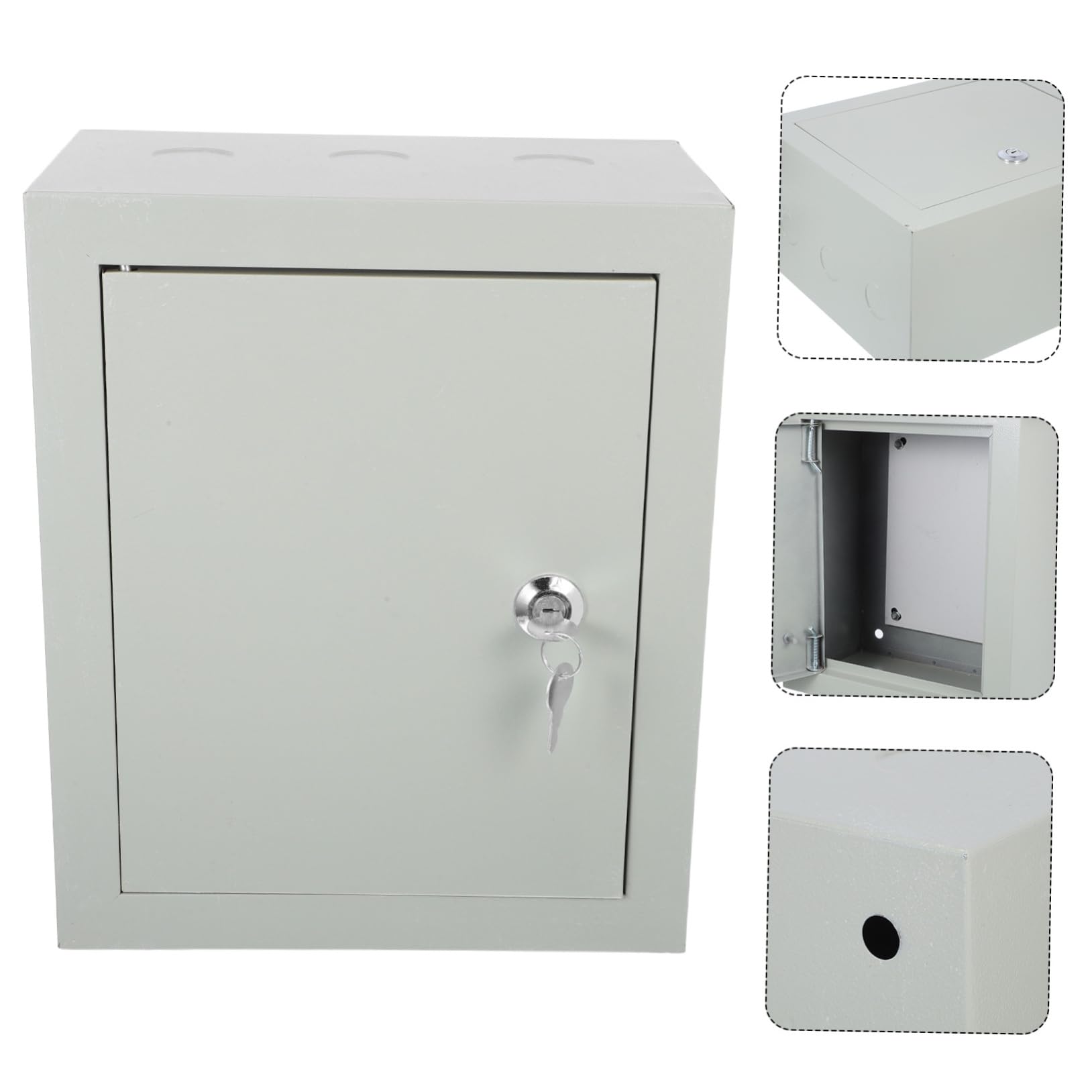 PRETYZOOM Caja Eléctrica Exterior Resistente al Agua Polvo para Instalaciones Industriales y Iluminación Pública Diseño de Montaje Superficie Protección Práctica para Condiciones