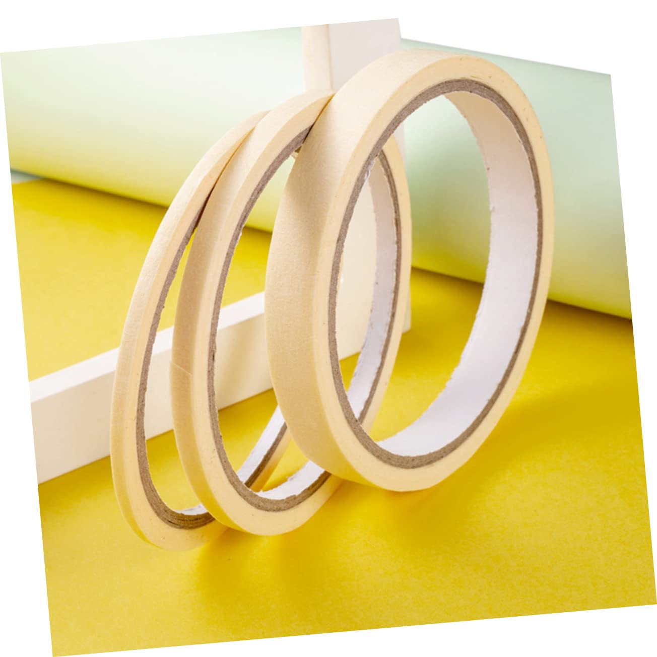 Healeved 18rollos Cinta Adhesiva Para Arte De Uñas De Cinta De Enmascarar Para Salones y Uso Casa Para Separar Esmalte De Uñas No Tóxica Ácido
