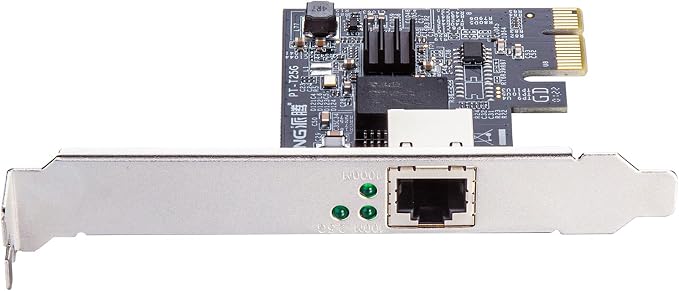 Tarjeta de Red Ethernet Gigabit 100M/1000M/2.5G con Puerto RJ45, Chip Realtek RTL8125, Interfaz PCIe x1, Compatible con Windows Server, Ubuntu, CentOS y Debian miniatura 6
