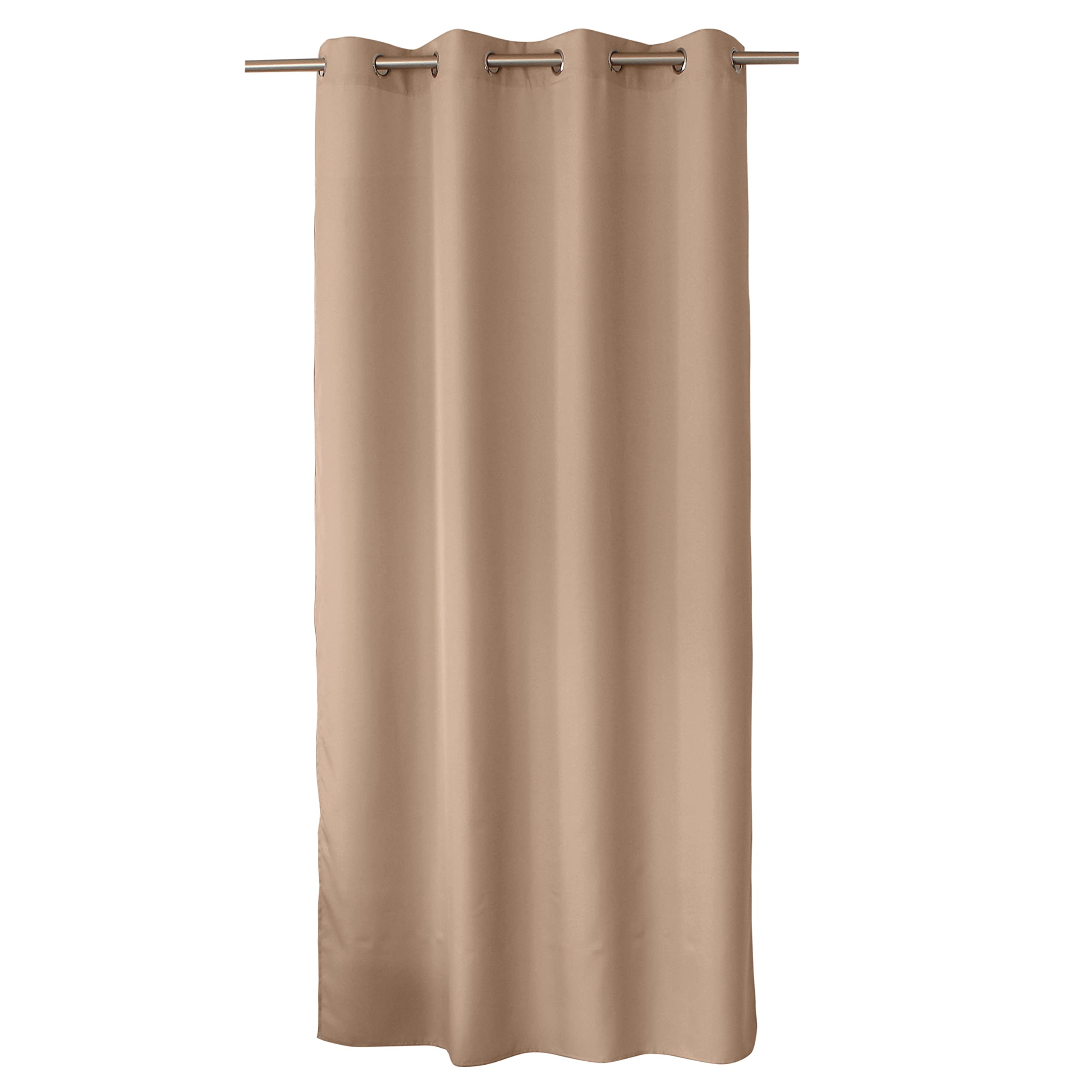 Enjoy Home Bachette 2015NA140240 Polyester Curtain with 8 Eyelets 140 x 240 cm Natural, 240x140 cm
