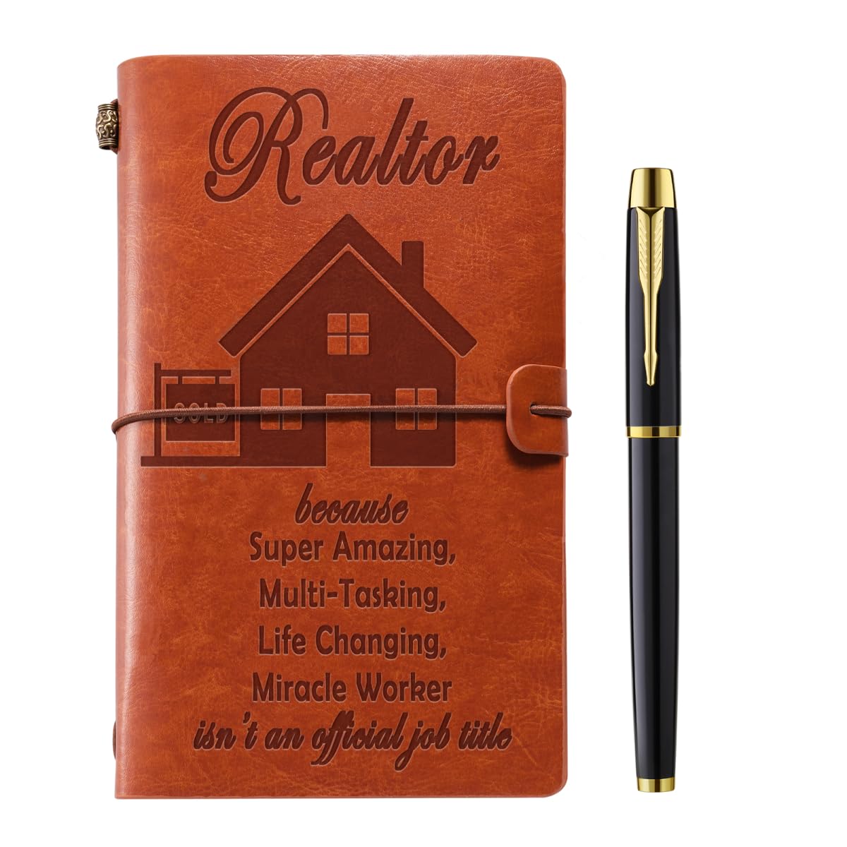 Muzuis Realtor Gifts for Women, Real Estate Gifts for Women, Realtor Appreciation Gifts, Closing Gifts for Realtors Thank You Gift for Realtor Leather