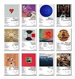 BATWHO Kanye West Poster Canvas Poster Unframe 6 Piece Set (8x12In) Graduation Poster YE Poster