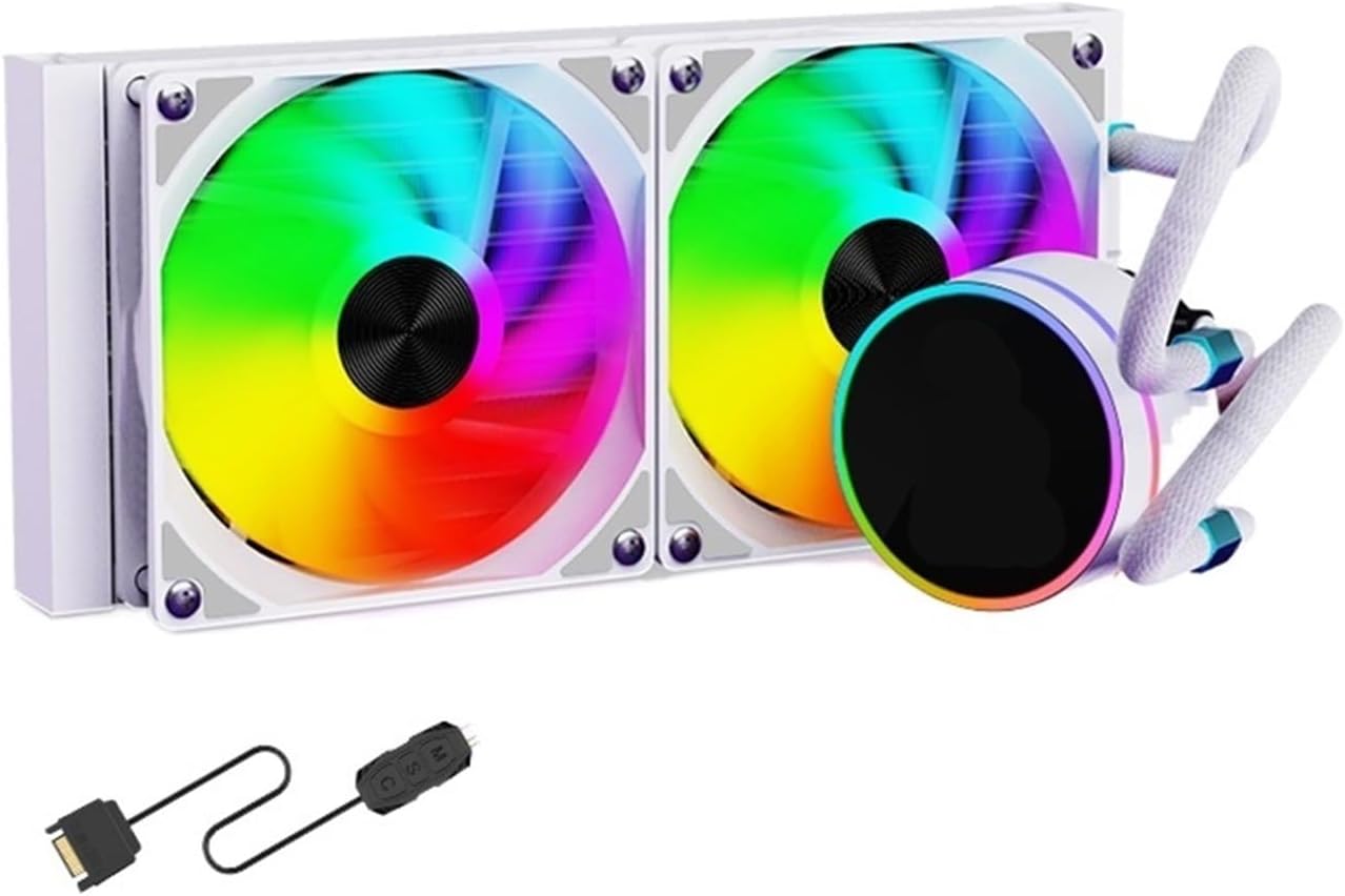 Water Cooler 240mm Liquid CPU Cooling Computer Radiator RGB ARGB Fan 1700 1200 1151 X79 X99 2011 AM4 AM5