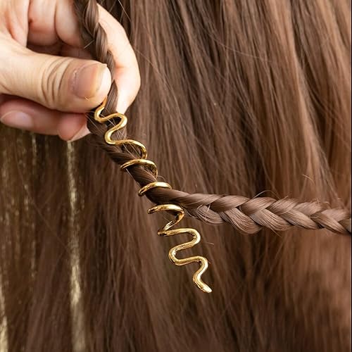 Miniatura 7 de Pinza para el cabello, accesorios para el cabello, estilo étnico retro, estilo étnico en espiral, en forma de serpiente, trenza sucia, joyería de