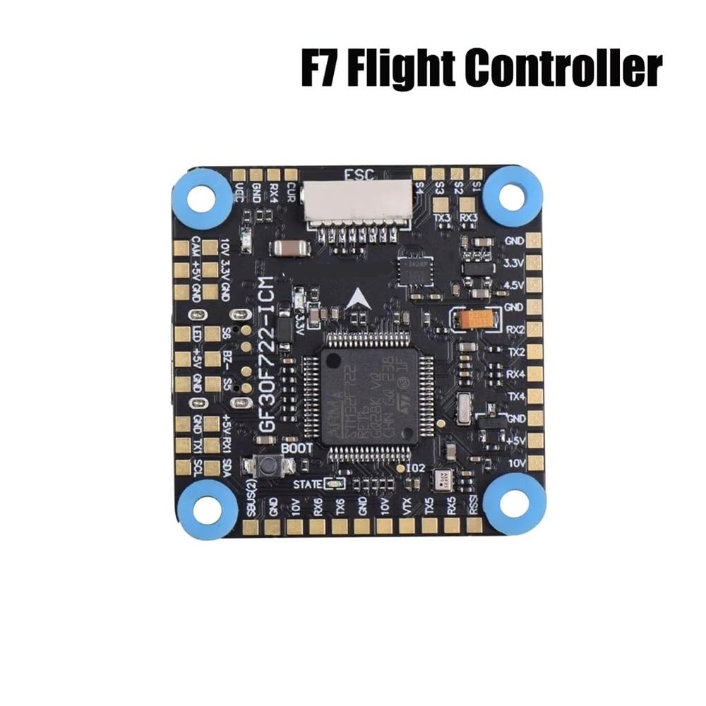GF30F722-ICM F7 Controllore di Volo Doppio BEC 5V 10V OSD HD 3-8S Ingresso 30X30mm for RC FPV Freestyle HD Droni Parti FAI DA TE