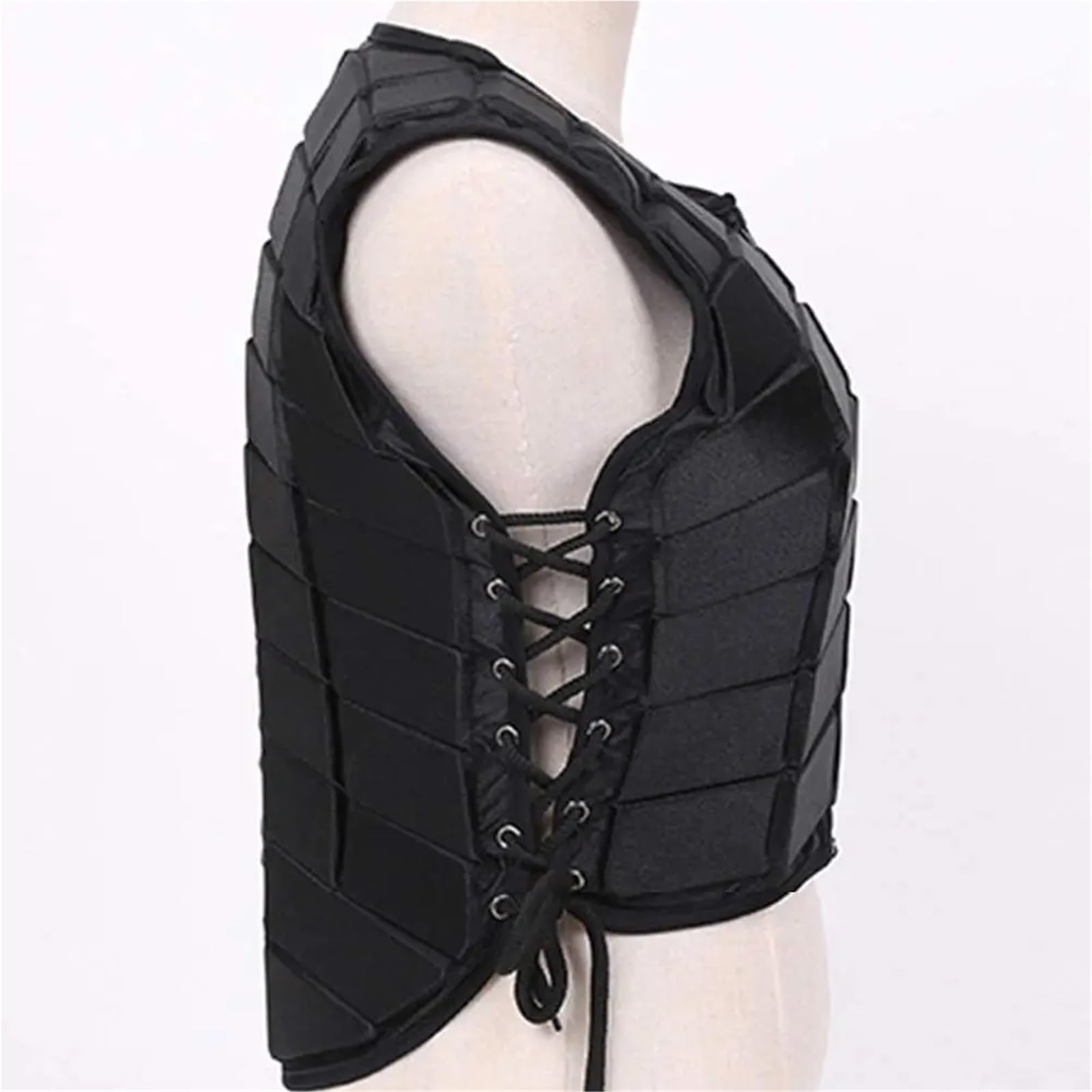 Chaleco Ecuestre Chaleco de equitación, Chaleco de Seguridad for equitación, Protector Corporal con amortiguación y Acolchado de EVA. para ProteccióN(XL 175-180CM)