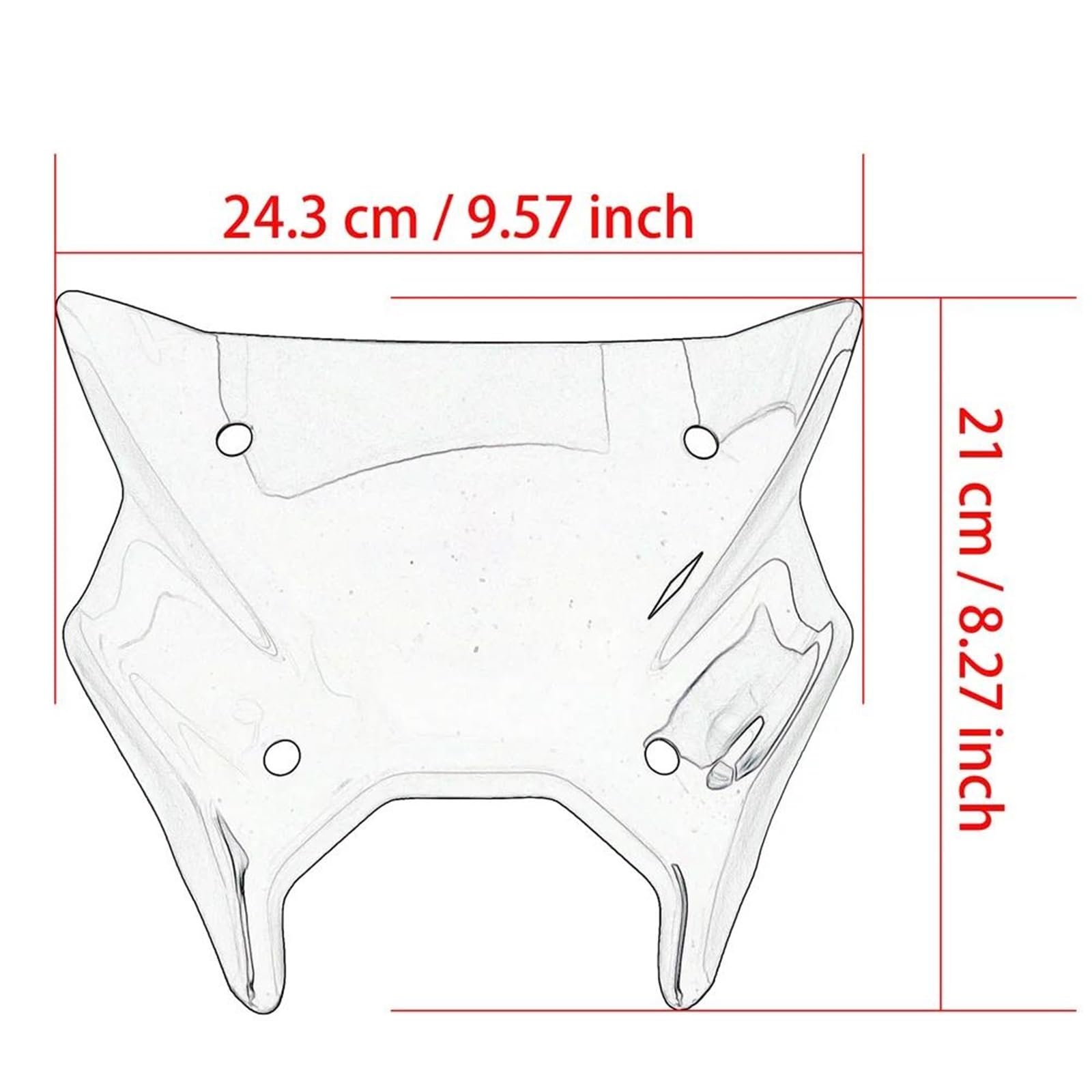 Parabrezza Da Turismo Per Moto, Deflettore A Doppia Bolla Per YAMAHA MT-09 MT09 SP 2024 2025(Style 2)