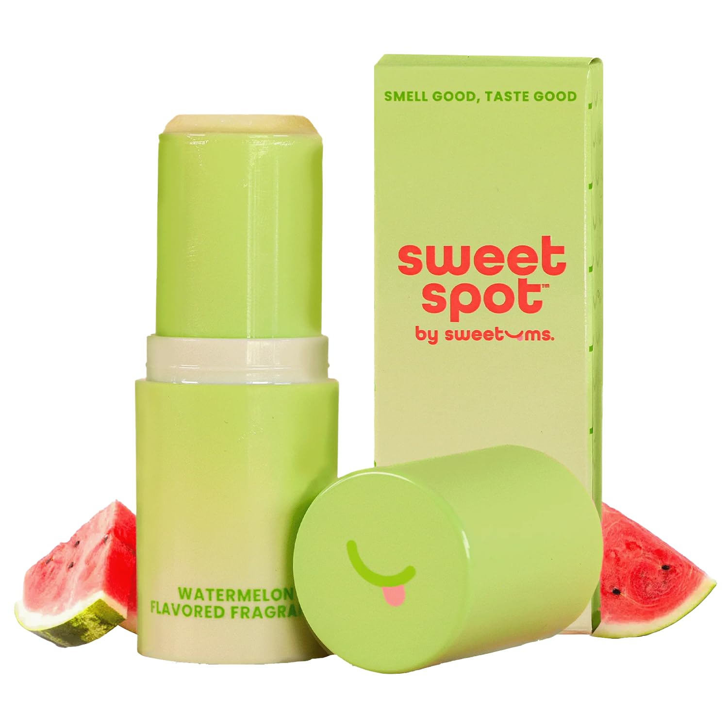 Sweetums Sweetspot Solid Perfume Stick Ideal For Travel For Women With Long Lasting Fragrances Non-Sticky Formula Natural Ingredients (Watermelon)