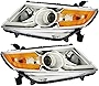 For Honda Odyssey Headlights Lamps Set 2011 2012 2013 Halogen Driver and Passenger Side