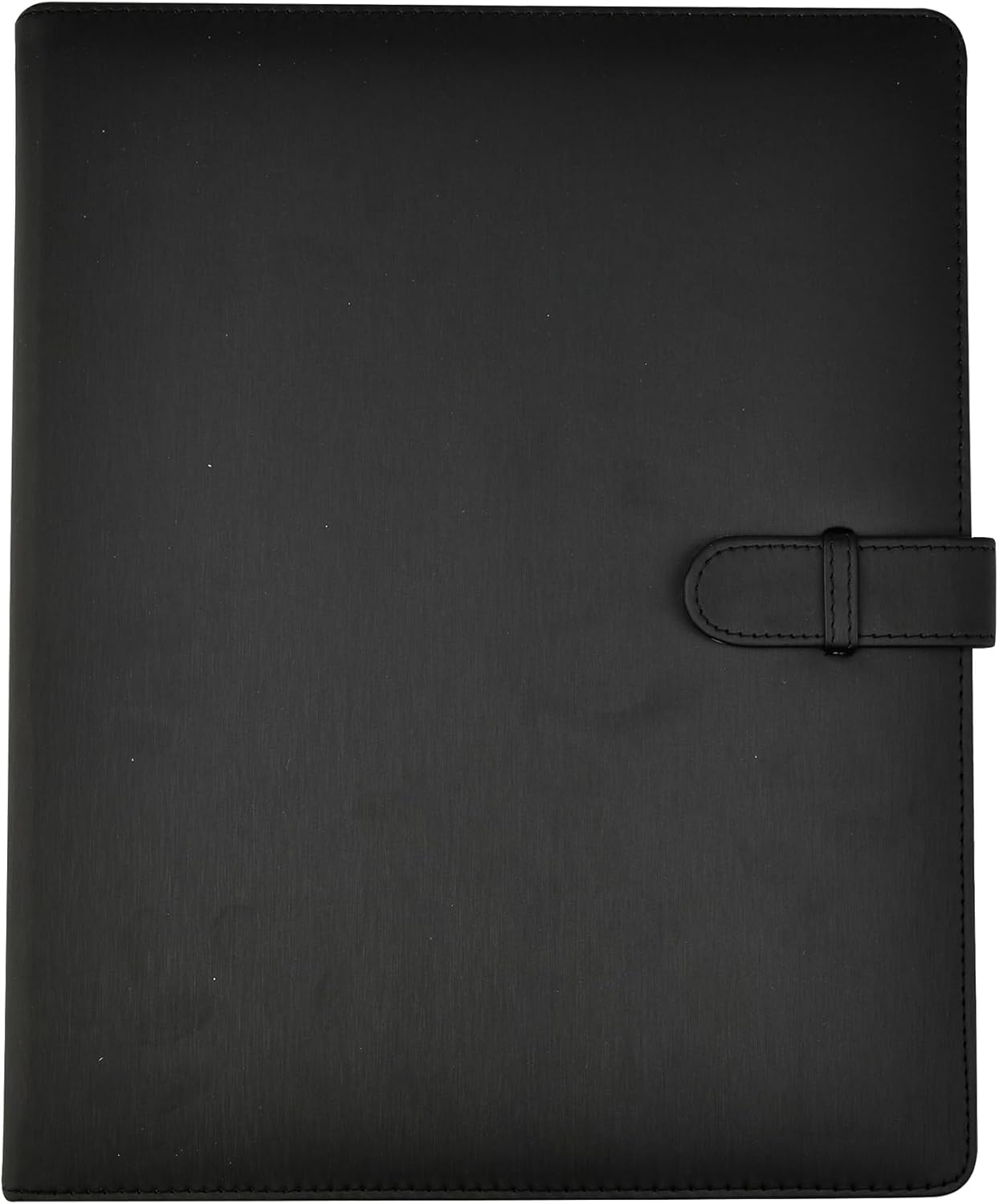 Arpan A4 Professional Presentation Display Book 50 Sheets Inner Pockets Soft Touch Display Book Ring Binder Portfolio Folder with Closure Belt (Grey)