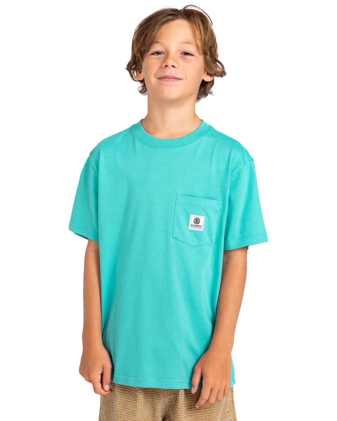 Element Basic - Camiseta con Bolsillo para Chicos 8-16