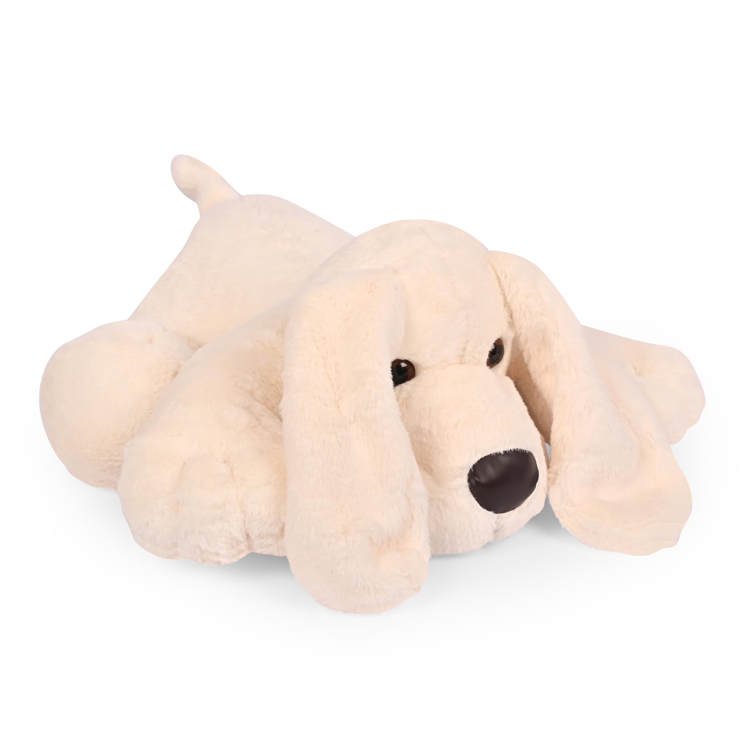BESTIES Cute White Dog Soft Toy for Girls/Kids | Huggable Dog with Long Ears | Soft Stuffed Plush Animal 35 CM (White) (B0CXV172SQ) Amazon Price History, Amazon Price Tracker