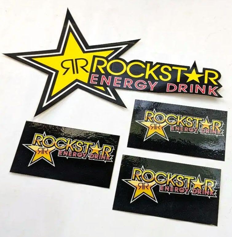 Amazon.co.jp: rock star ロックスター ステッカー 4枚セット
