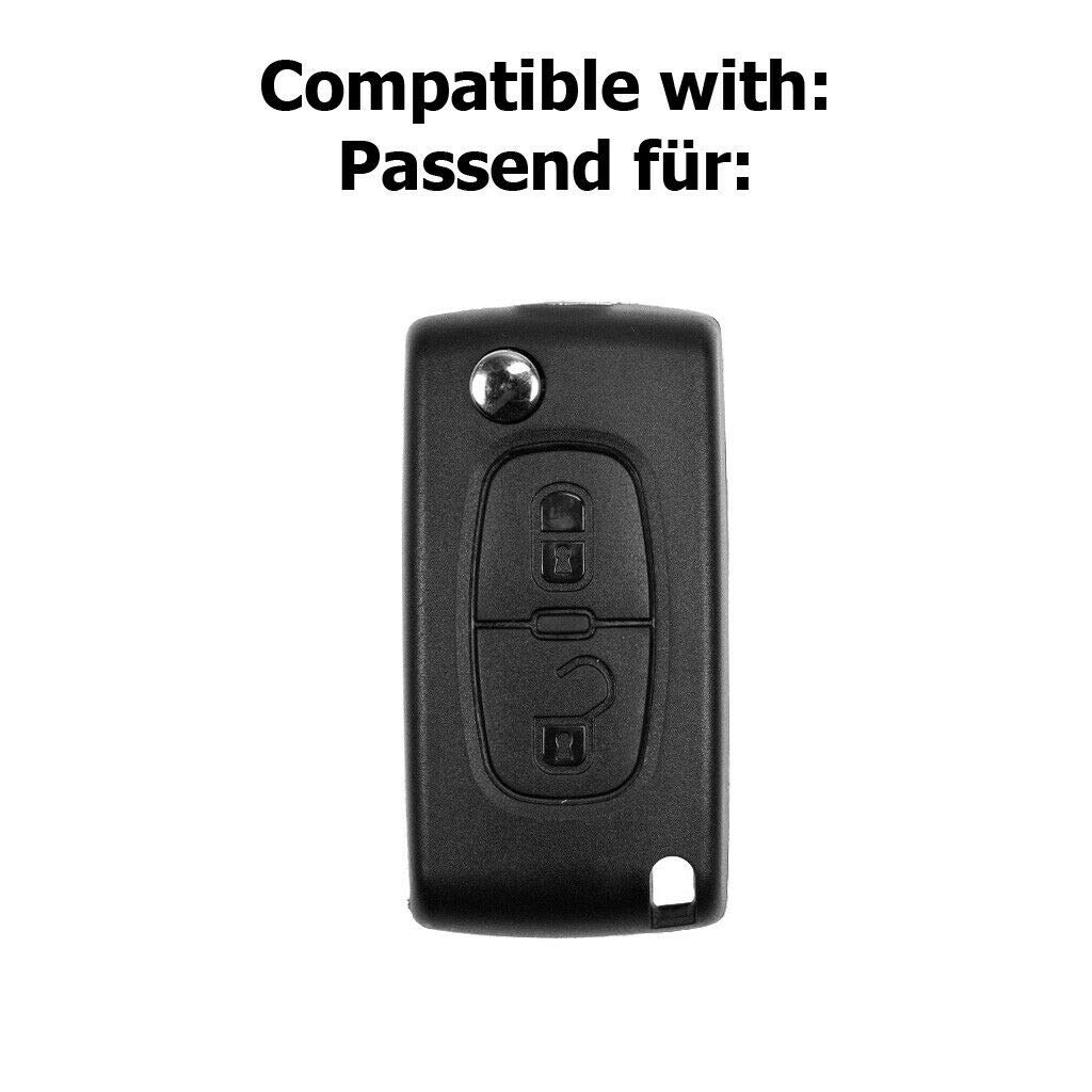 Coque de cle pour Citroën Berlingo C2 C3 Picasso Peugeot 206 307 Partner - Origine Pièces Auto