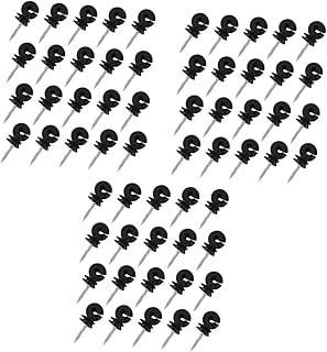 Angoily 60 Pcs Isolador Acessórios Eletrônicos Cercas Elétricas Cercas Pequenas Postes De Cerca Elétrica Acessórios De Cerca Elétrica Cerca De Madeira Cerca De Madeira Cerca Pequena Anel