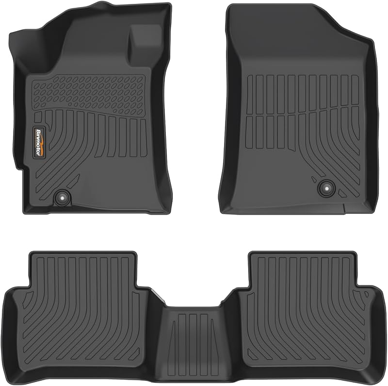 Tapetes Automotivos em TPE para Nissan Altima Sedan 2007 a 2012 Binmotor, Preto, 4 Peças