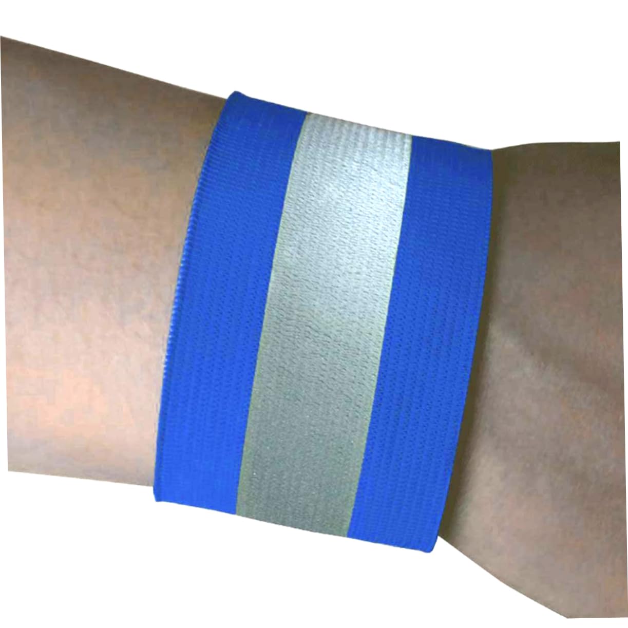 ibasenice Muñequera Reflectante Reflexivo Corredores Pulsera Led Cinturón De Correr Ligero Seguridad Alto Noche Visibilidad Pulseras Reflectantes Al Aire Libre Azul