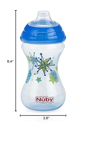 Miniatura 8 de Nuby Paquete de 3 unidades de boquilla suave Pinpoint para niño y niño 10 onzas