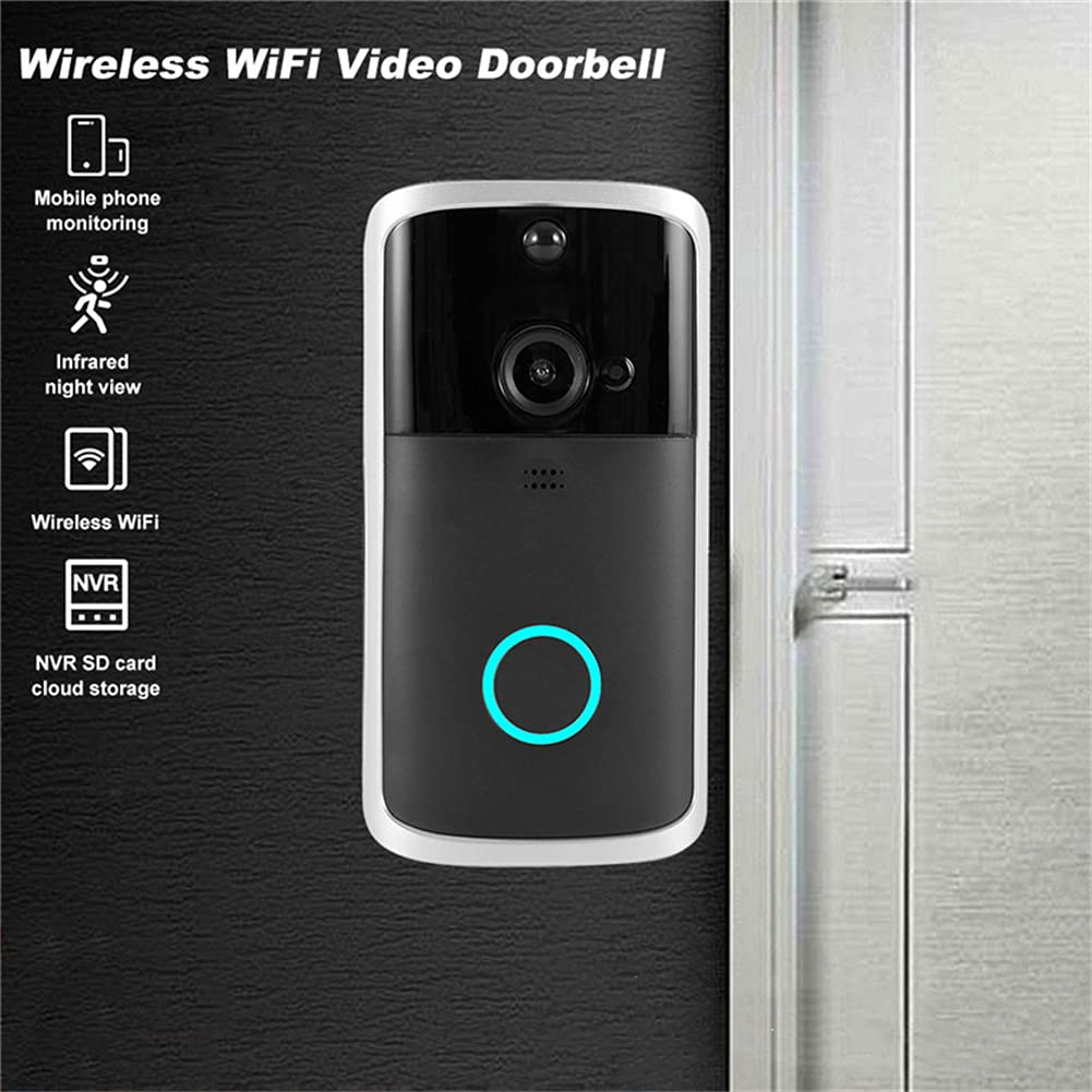 Smart Phone Wireless WiFi Video Smart Phone, Videocitofono con Campanello, Buono per La Sicurezza Domestica, Perfetto Come Il Regalo per La Casa