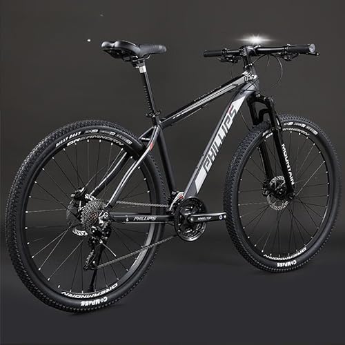 GRSMIS 2025新登場 ロードバイク クロスバイクマウンテンバイクMTB自転車 24/26/27.5インチ 21/24/27/30段変速 適用身長160cm以上 軽量アルミ合金フレーム 衝撃吸収 メンズ 変速 オフロード 滑り止めと耐摩 大人子供用