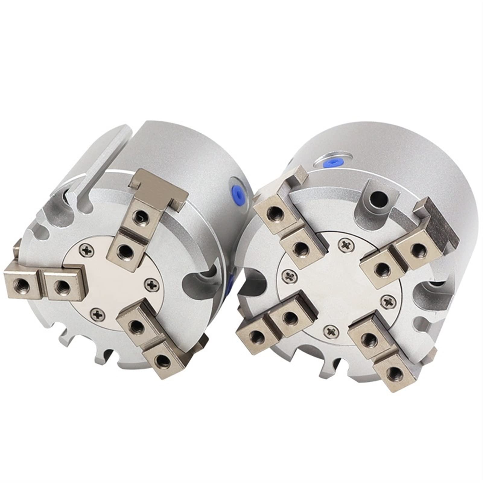 Aluminum Alloy Pneumatic Gripper Cylinder HFC I/X.Y16 20 25 Two-Claw Three-Claw Four-Claw Clamping Finger,Robust Drive Component(HFCI-16D)