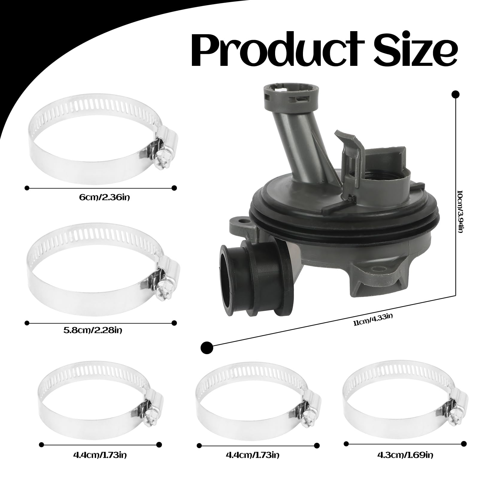 Amazon.com: Upgraded WD19X25278 Dishwasher Diverter Valve Kit