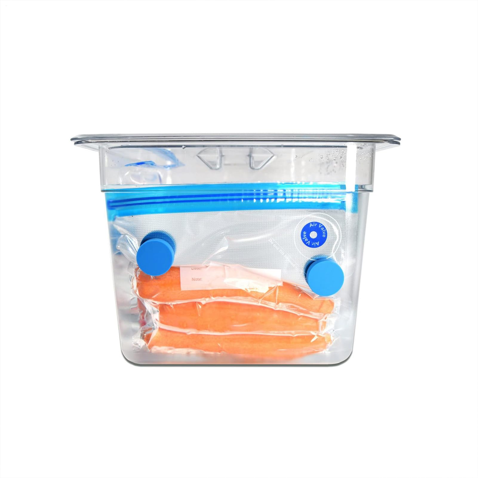 Sous Vide Magnesy obci??aj?ce – wielofunkcyjne magnesy bezpieczne dla ?ywno?ci, magnesy powlekane silikonem, zestaw 4 sztuk, anty-p?ywaj?ce magnesy wa?one, akcesoria do gotowania w niskiej