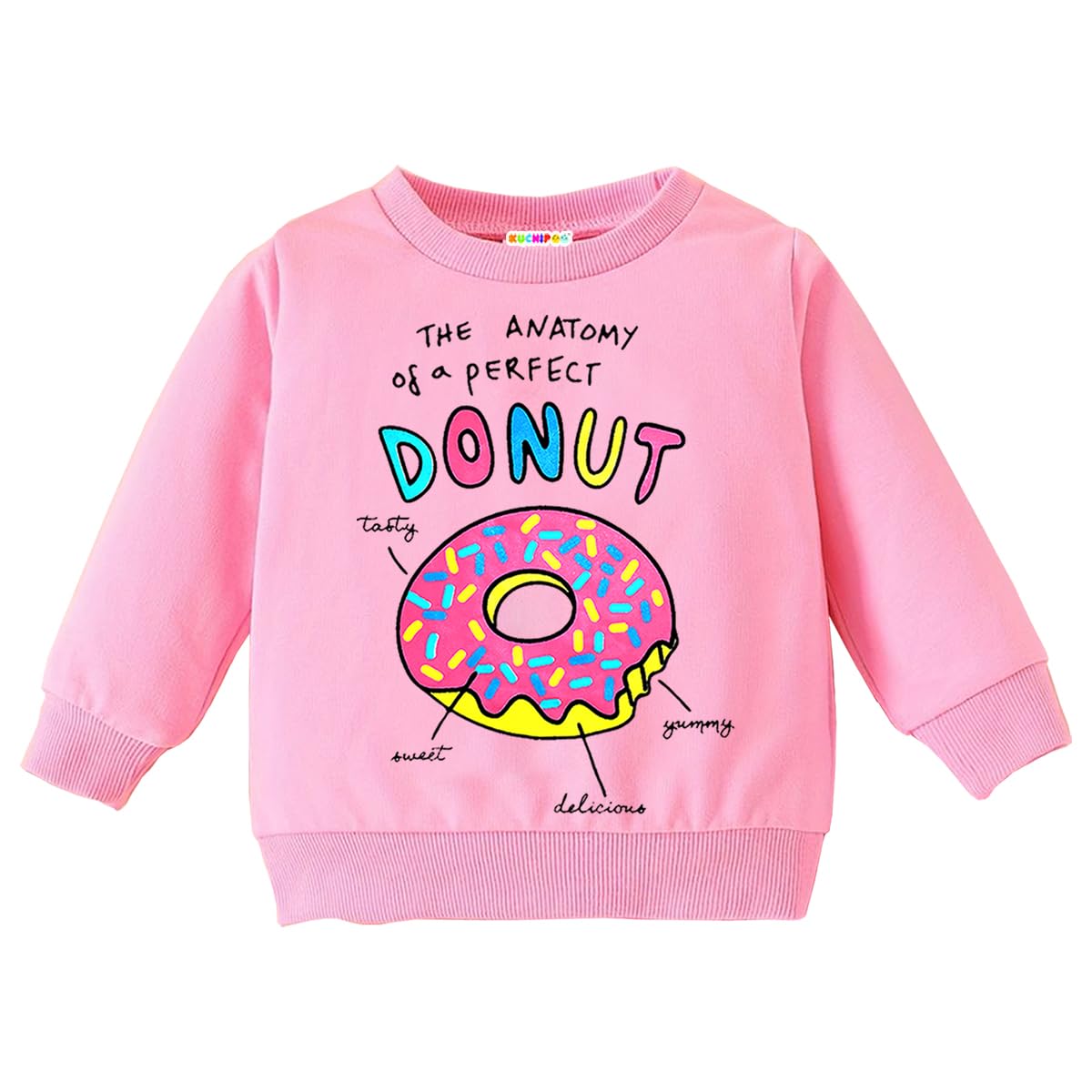 Kuchipoo Girl Winterwear Sweatshirt and Trackpant Set (KUC-PSUT-141, 8-9 Years, Multi-Colored) 1