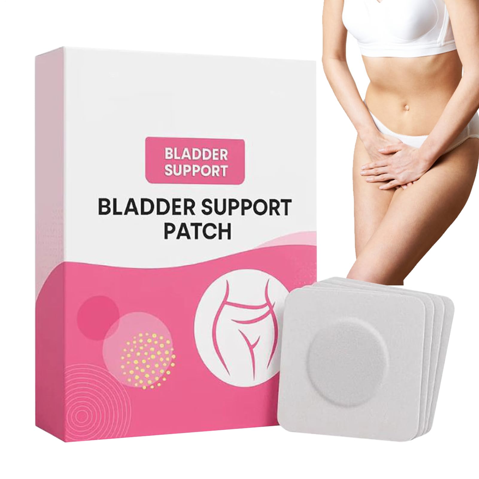 Patch di controllo della vescica Supporto per perdite urinarie Patch traspirante per la salute della vescica Riduttore di frequenza per minzione Cura confortevole per lavoro viaggi uso quotidiano